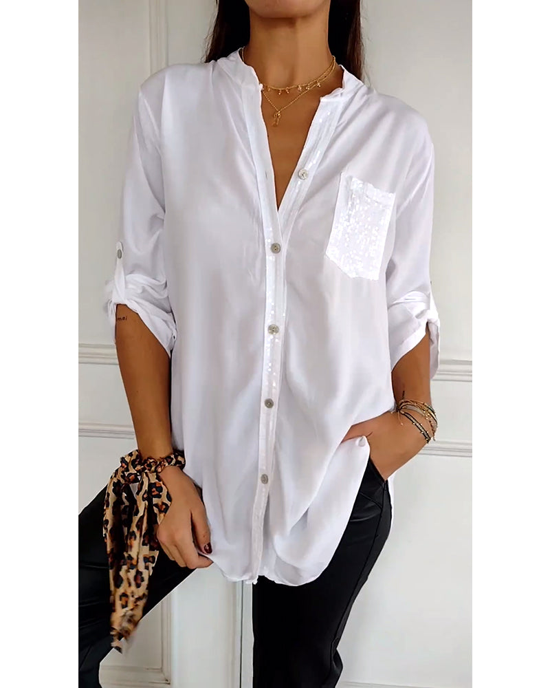 Yara™ | V-Neck Casual Top