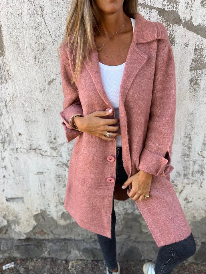 Isabella | Casual Long Coat with Cuffs