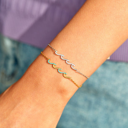 I'd Be So Lost Without You Triple Wave Friendship Matching Bracelet