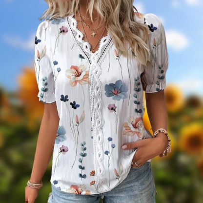 Piper | Elegant Floral Blouse