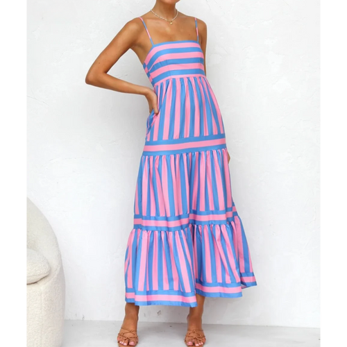 JULIANA™ | STRIPED MAXI DRESS