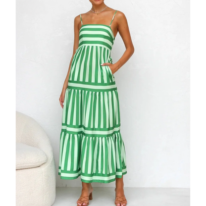 JULIANA™ | STRIPED MAXI DRESS