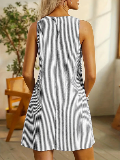 Tammy™ | Sleeveless Striped Dress Buy 1 Get 1 FREE