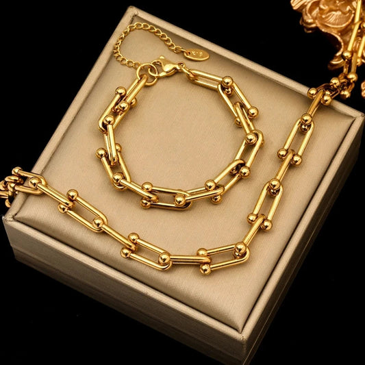 Lumiere Gold Link Set