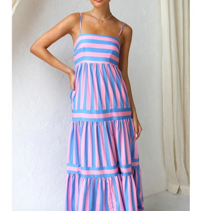 JULIANA™ | STRIPED MAXI DRESS