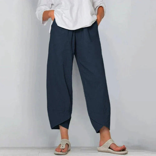 Penelope | Chic cotton and linen trousers