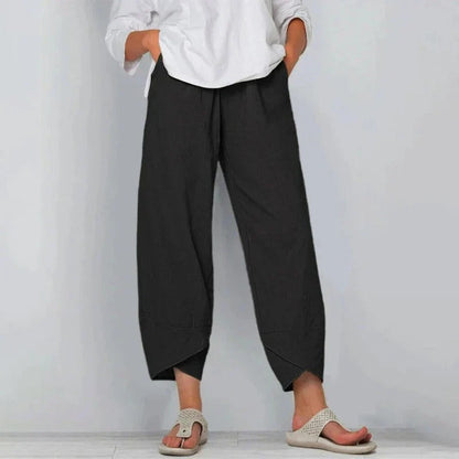 Penelope | Chic cotton and linen trousers