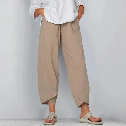 Penelope | Chic cotton and linen trousers