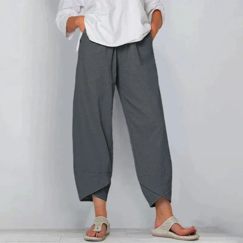 Penelope | Chic cotton and linen trousers