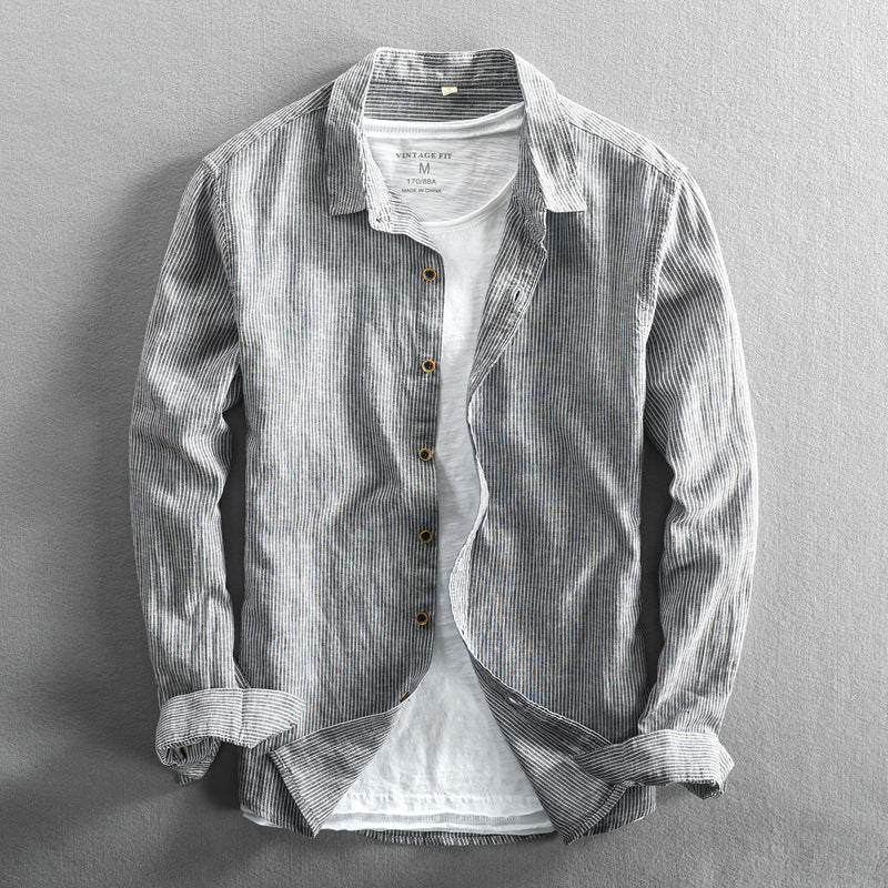 ANDY | LINEN LONG SLEEVED SHIRT