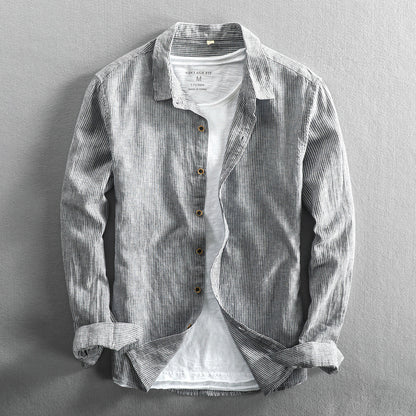 ANDY | LINEN LONG SLEEVED SHIRT