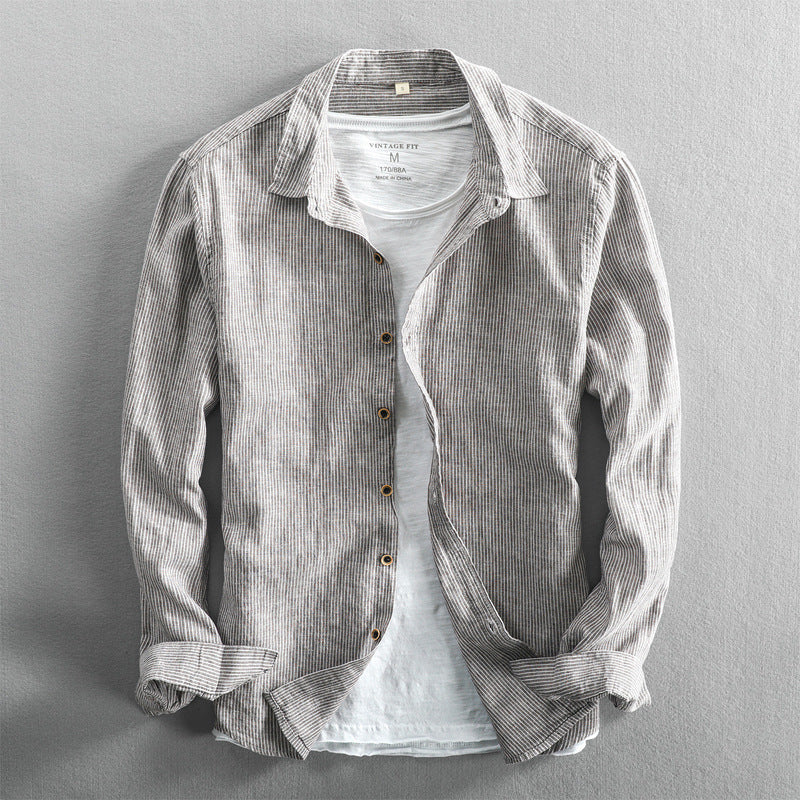 ANDY | LINEN LONG SLEEVED SHIRT