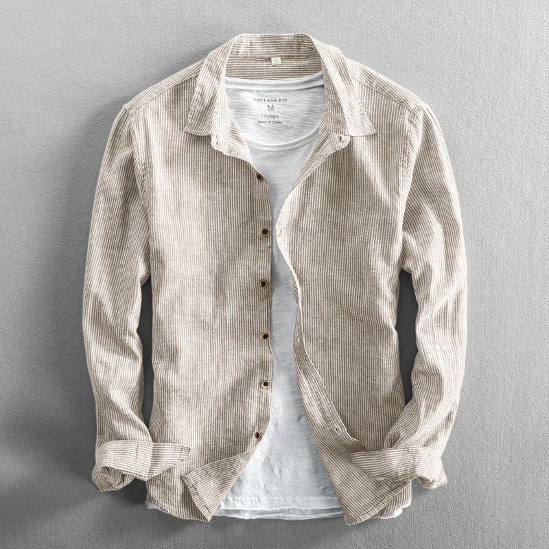 ANDY | LINEN LONG SLEEVED SHIRT