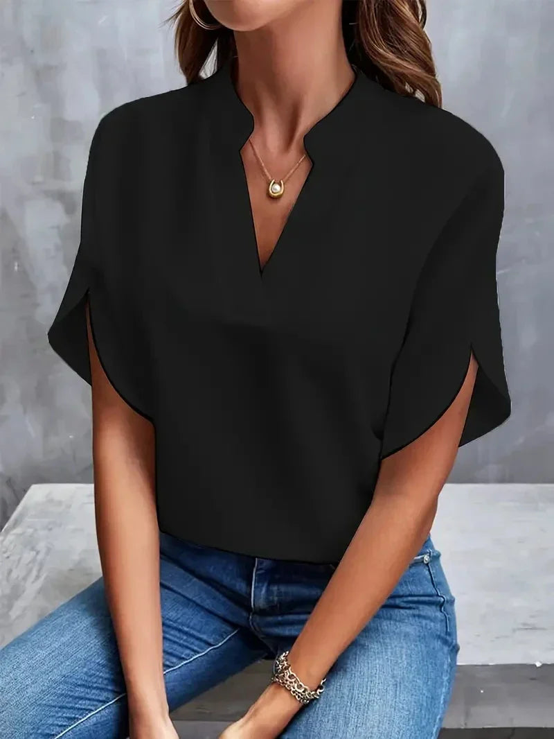 Lena | Classic V-Neck Top BUY 1 GET 1 FREE