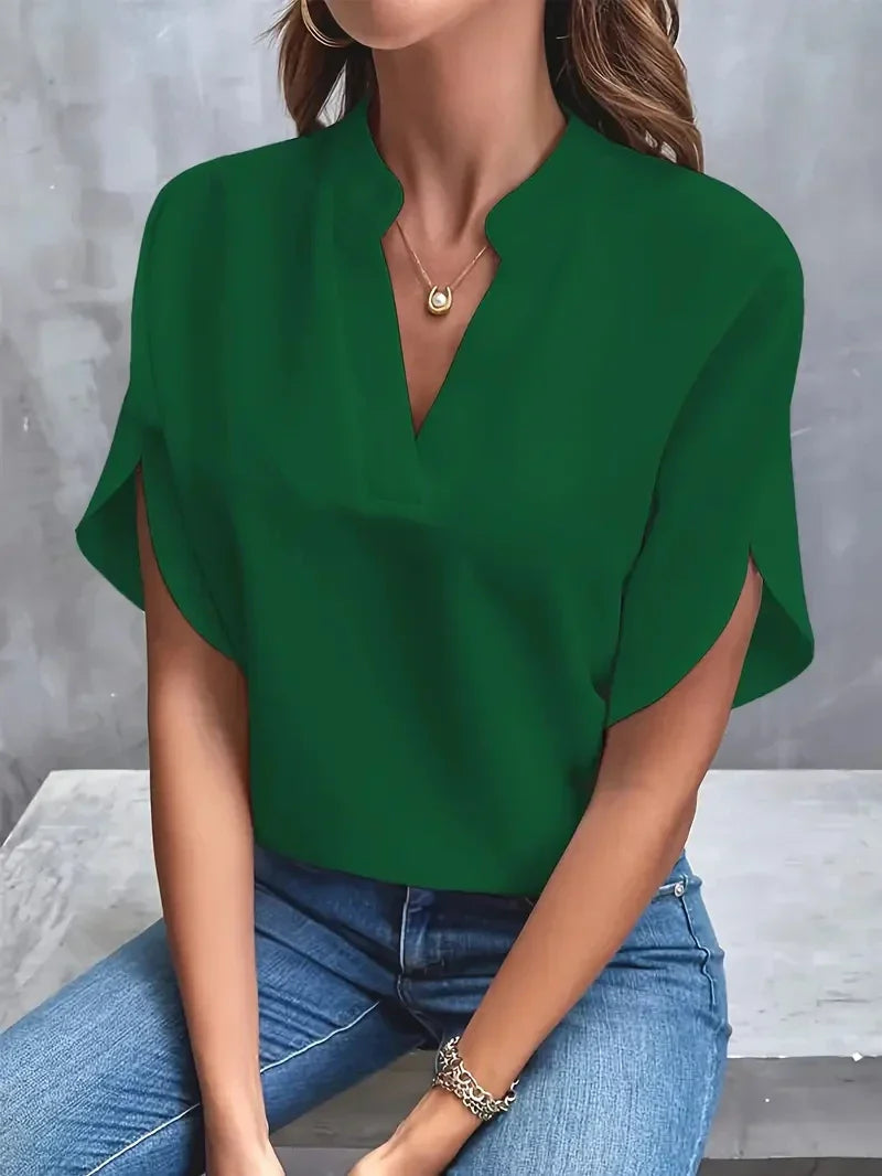 Lena | Classic V-Neck Top BUY 1 GET 1 FREE