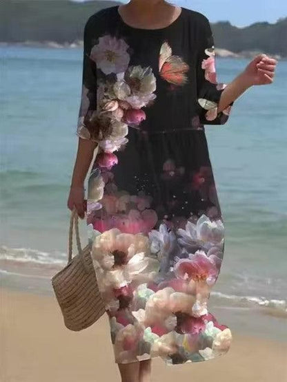 Mariana™ | Elegant Floral Dress With Tummy Control Buy 1 Get 1 FREE