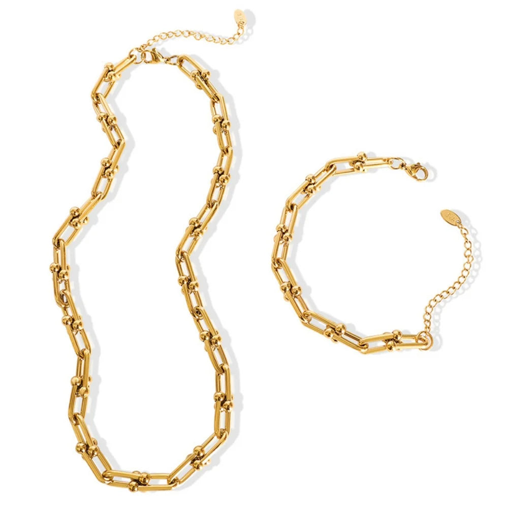 Lumiere Gold Link Set