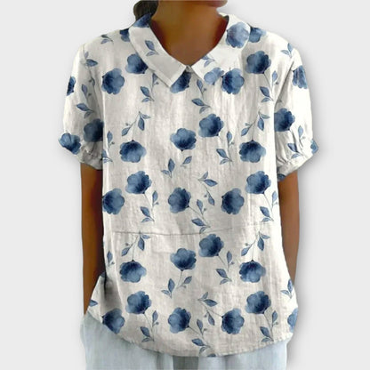 Carmen | Retro Floral Blouse Buy 1 Get 1 FREE