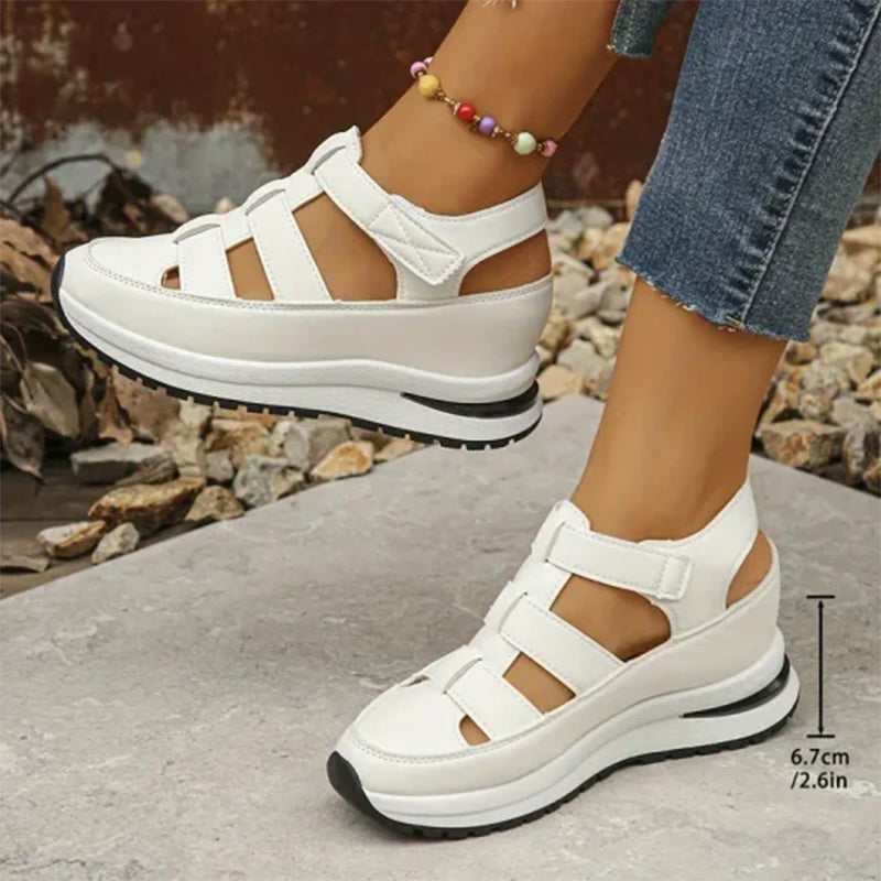 NICOLE - CLOSED-TOE SNEAKER SANDALS